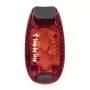 Step by Step LED safety clip light red